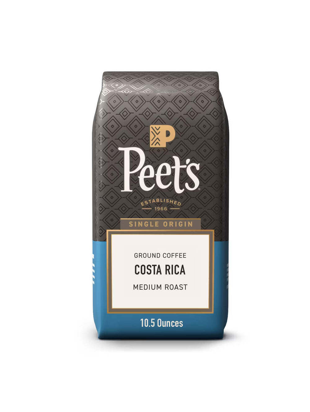 Peet’s Costa Rica Single Origin Medium Roast Ground Coffee – 10.5 oz